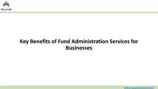 Key Benefits of Fund Administration Services for Businesses
