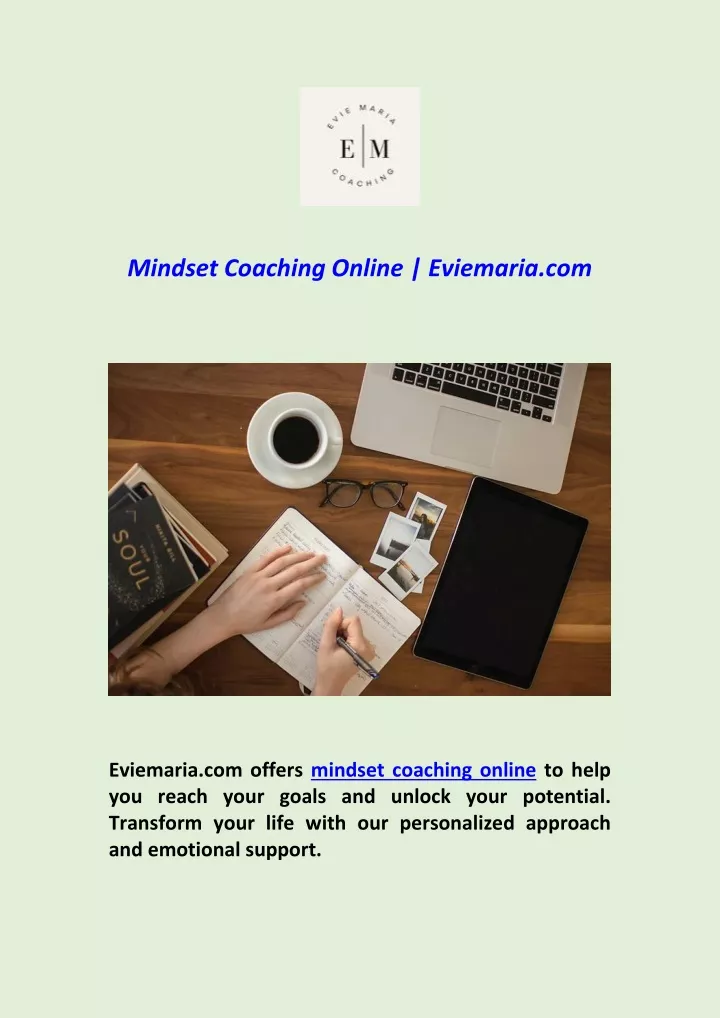 mindset coaching online eviemaria com