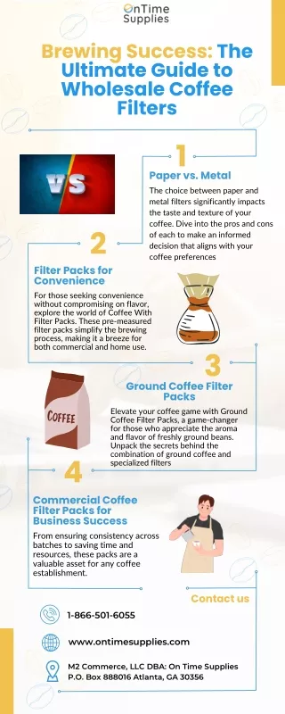 Brewing Success: The Ultimate Guide to Wholesale Coffee Filters