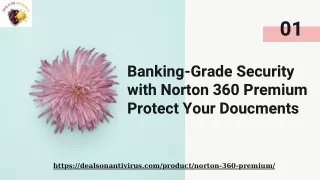 Banking-Grade Security with Norton 360 Premium Protect Your Doucments (1)