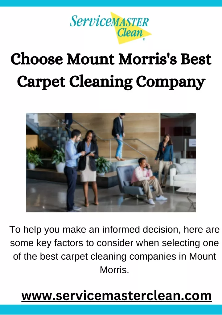 choose mount morris s best carpet cleaning company