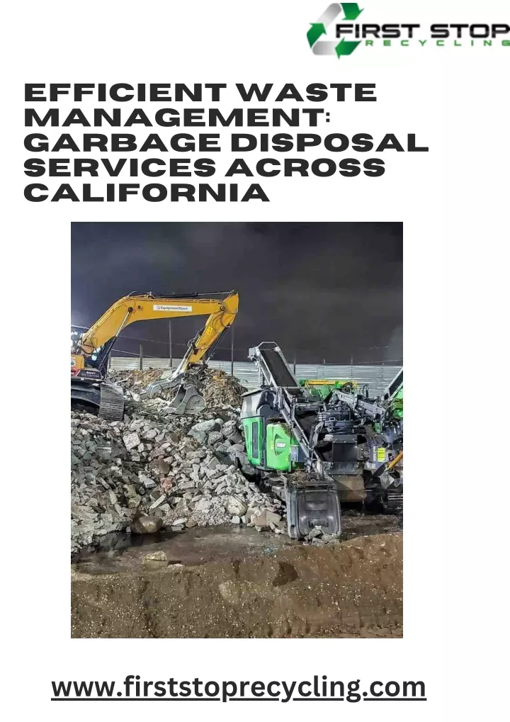 efficient waste management garbage disposal