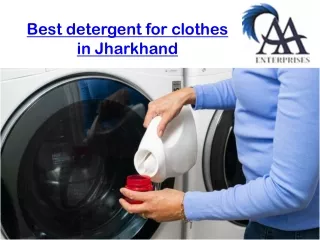 Best detergent for clothes in Jharkhand