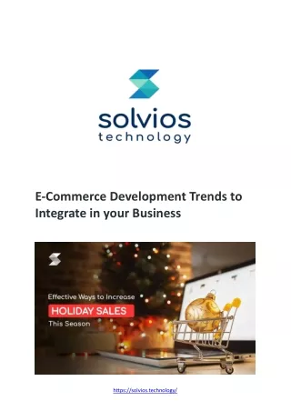 Best eCommerce Strategies for Increasing Sales During The Holidays