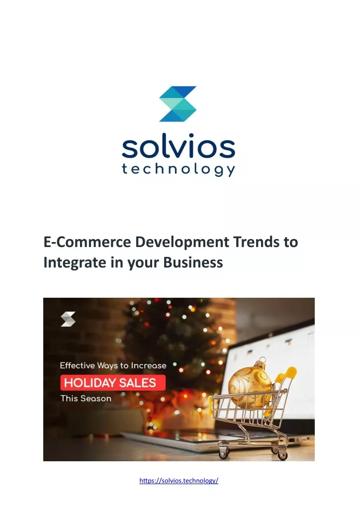 e commerce development trends to integrate