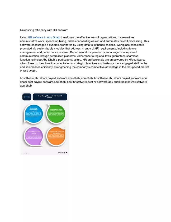 unleashing efficiency with hr software
