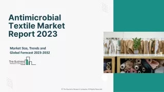 antimicrobial textile market report 2023