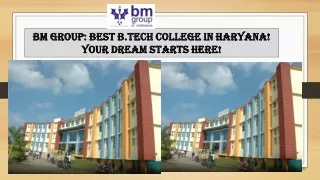 Best B.Tech Collage in Haryana