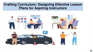 Crafting Curriculum Designing Effective Lesson Plans for Aspiring Instructors