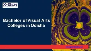 Bachelor of Visual Arts Colleges in Odisha