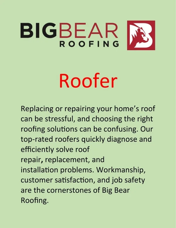Roofer pdf