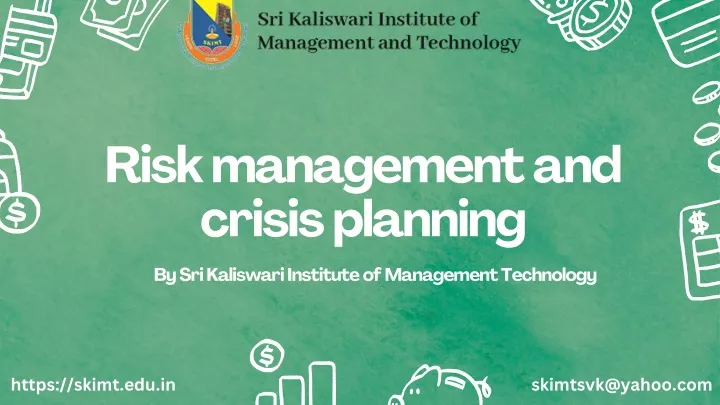 risk management and crisis planning