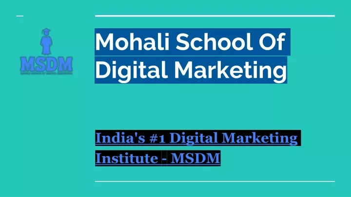 mohali school of digital marketing