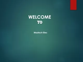 welcome to