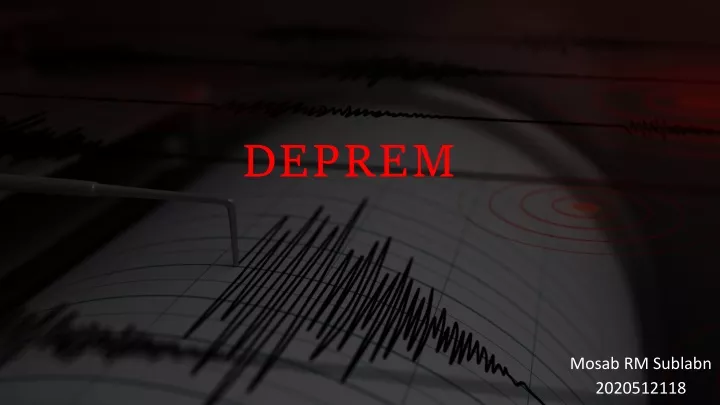 deprem