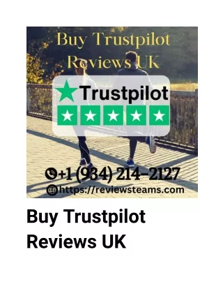Buy Trustpilot Reviews UK