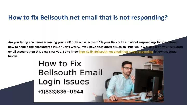 how to fix bellsouth net email that