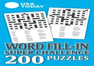 Download⚡️(PDF)❤️ USA TODAY Jumbo Puzzle Book: 400 Brain Games for Every Day (USA Today Pu