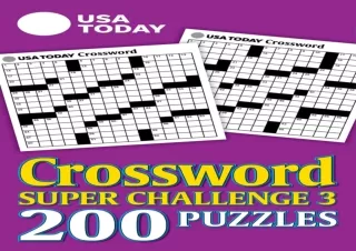 Pdf⚡️(read✔️online) USA TODAY Crossword 2: 200 Puzzles from The Nations No. 1 Newspaper (U