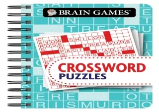 Download⚡️PDF❤️ Brain Games - Large Print Crossword Puzzles (Purple)
