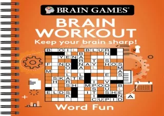 Download⚡️ Brain Games - Crosswords Large Print (Green)