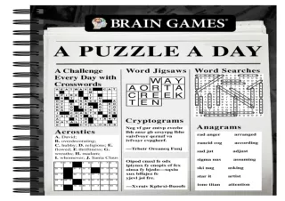❤️PDF⚡️ Brain Games - To Go - Crossword Puzzles