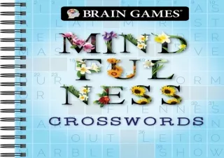[DOWNLOAD]⚡️PDF✔️ Brain Games - Crosswords