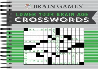 Download⚡️PDF❤️ Brain Games - Easy Crossword Puzzles