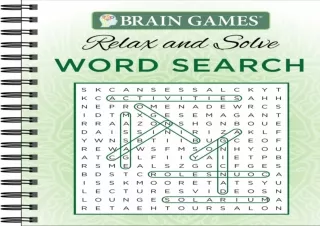 ❤️PDF⚡️ Brain Games - Lower Your Brain Age: Crosswords