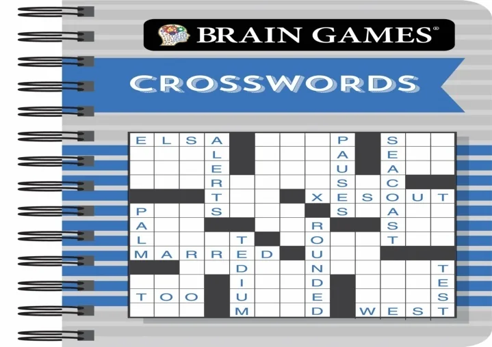 PPT ⚡️PDF/READ ️ Brain Games Crossword Puzzles (Chalkboard 1