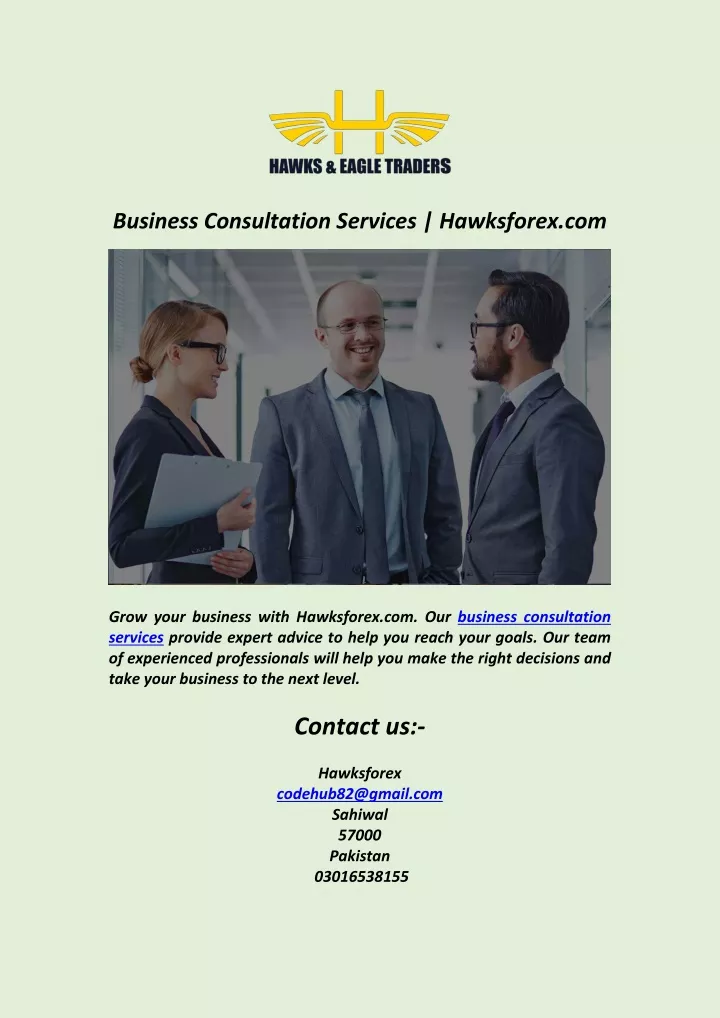 business consultation services hawksforex com