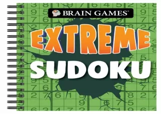 PDF✔️Download❤️ Brain Games - 2 Books in 1 - Sudoku (Large Print)