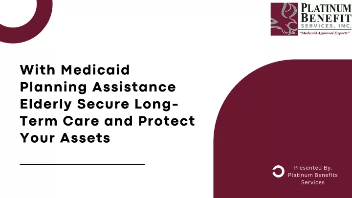 with medicaid planning assistance elderly secure