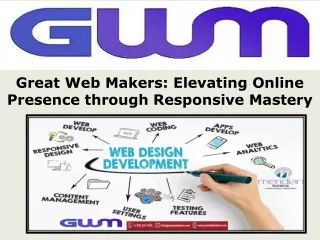 great web makers elevating online presence