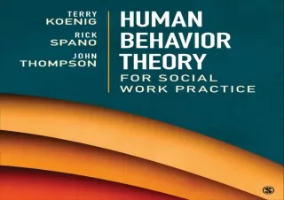 ❤READ ⚡PDF Human Behavior Theory for Social Work Practice