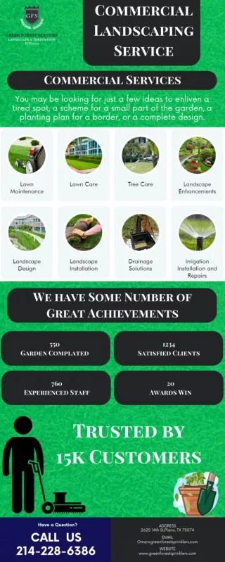 Infographic: Commercial Landscaping Service