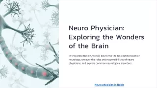 Neuro physician in Noida