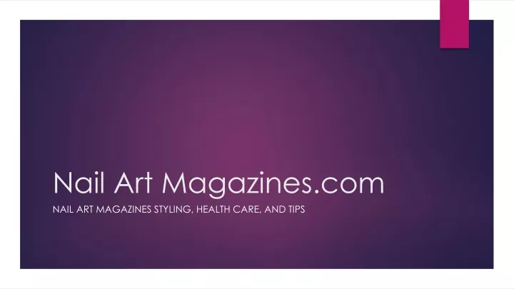 nail art magazines com