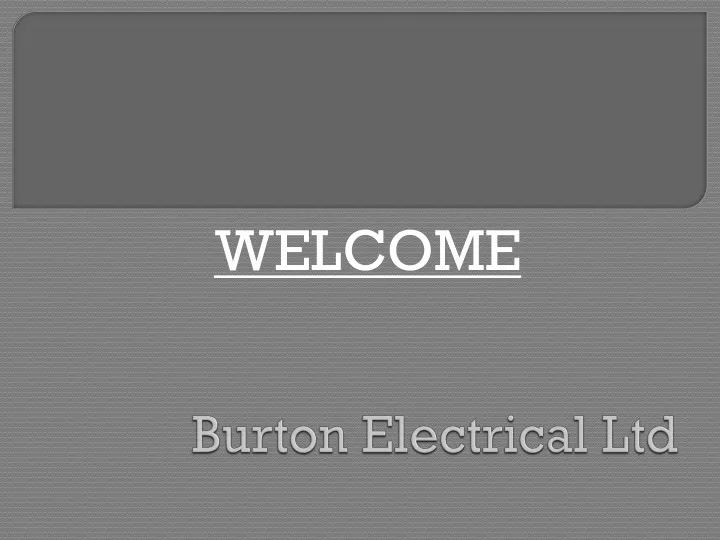 burton electrical ltd