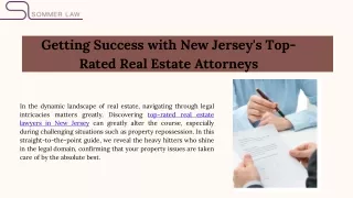 Trusted and Top-Rated Real Estate Lawyers in New Jersey for Your Legal Needs