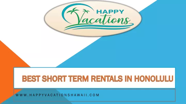 best short term rentals in honolulu