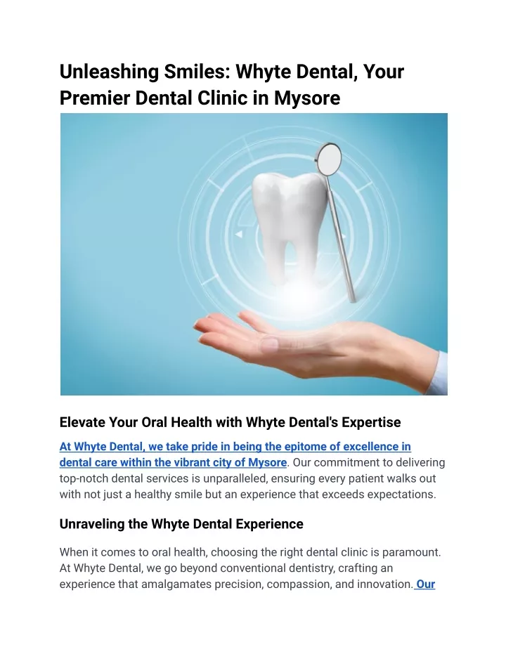 unleashing smiles whyte dental your premier