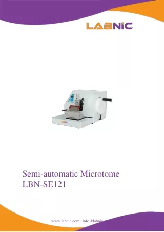 Labnic - Semi-automatic-Microtome