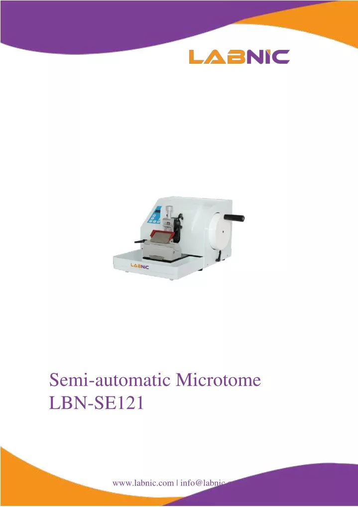 semi automatic microtome lbn se121