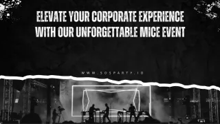 MICE Event for Corporate