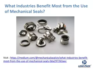 What Industries Benefit Most from the Use of Mechanical Seals?