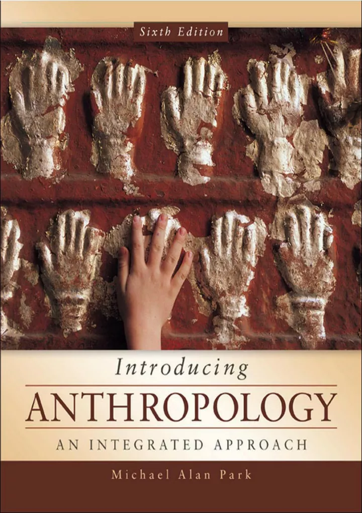 pdf download introducing anthropology