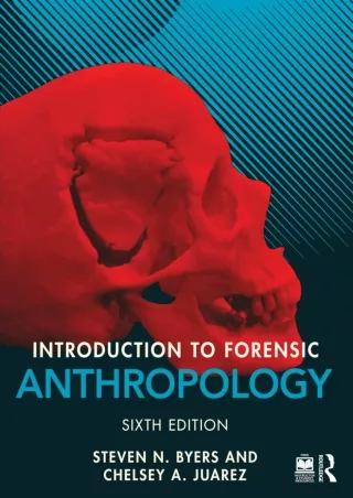 PDF/❤READ❤  Introduction to Forensic Anthropology