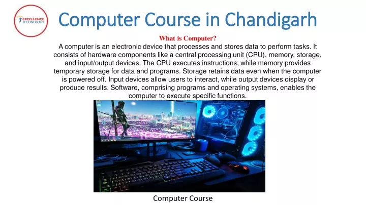 computer course in chandigarh computer course