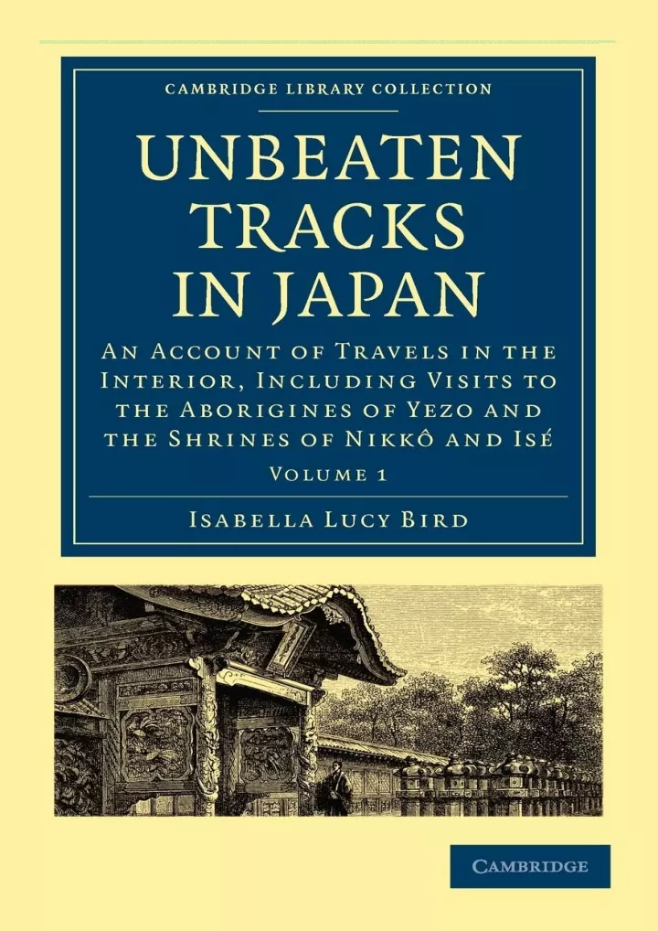 read ebook pdf unbeaten tracks in japan volume